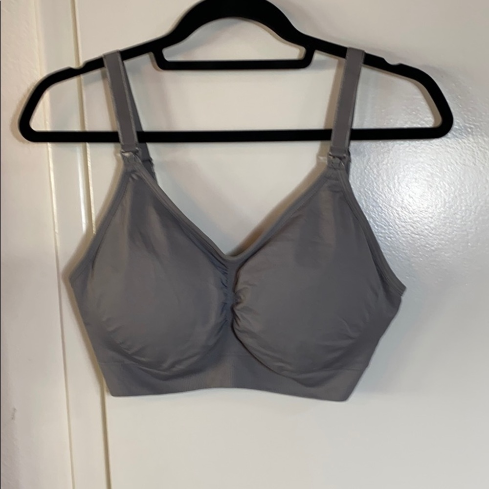 NEW Motherhood grey nursing bra size XL